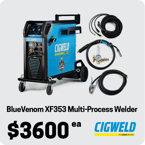 Cigweld W1400353 BlueVenom XF353 Multi-Process Inverter Welding Machine